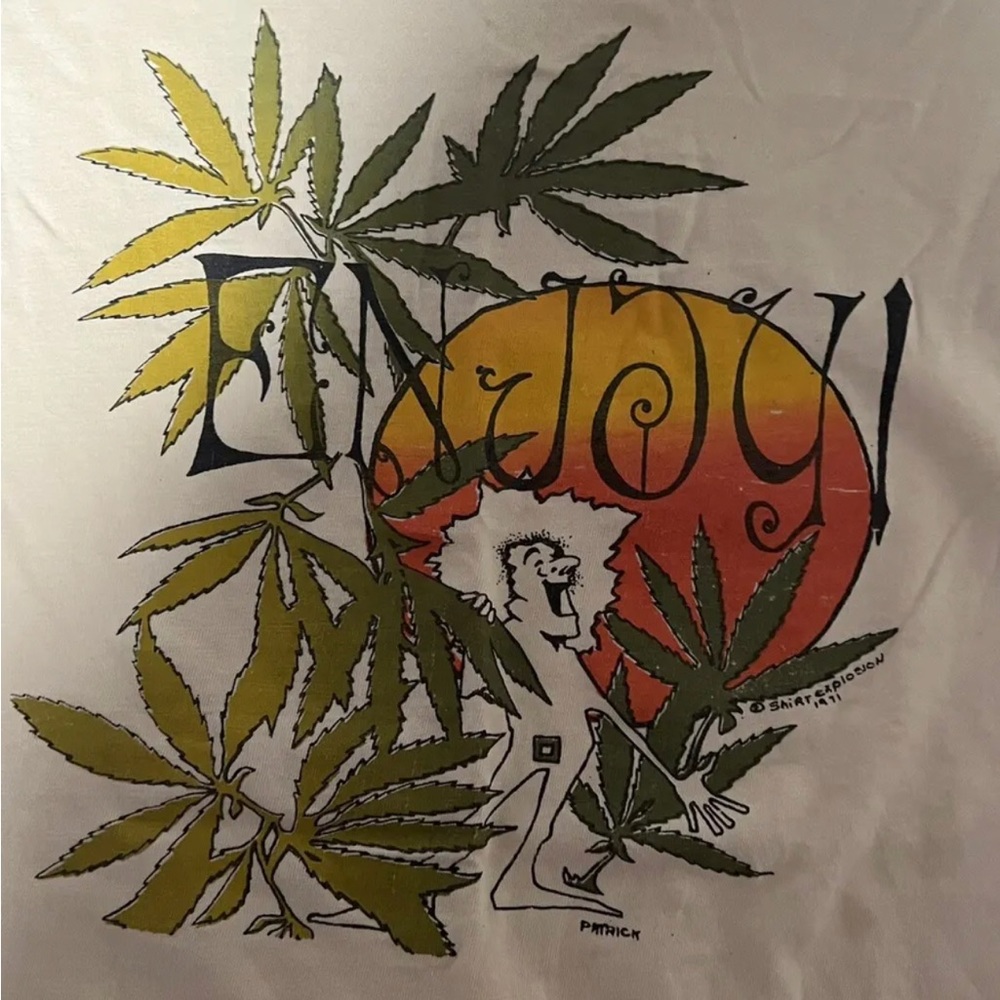 Vintage Mayo Spruce 1970s Enjoy Tshirt